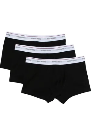 Dsquared2 Homme, Sous-vêtements, Noir, Taille: S Troncs Confort Stretch 3-Pack Sous-vêtements