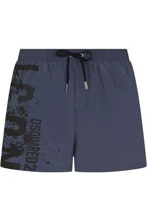 Dsquared2 Homme, Maillots de bain, Bleu, Taille: L Midi Boxer Briefs
