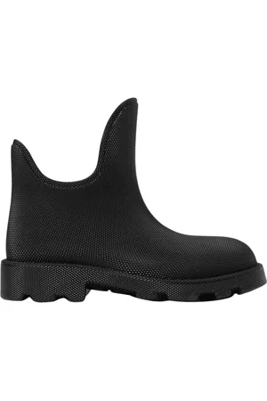 Burberry Femme, Chaussures, Noir, Taille: 36 EU Bottines Noires Texturées