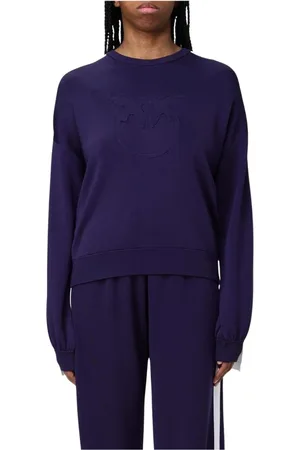 Pinko Femme, Pulls, Bleu, Taille: 36 FR Pull à Col Roulé en Cachemire Bleu