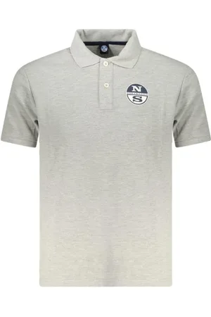 North Sails Homme, Tops, Gris, Taille: 2XL Polo en Coton Classique