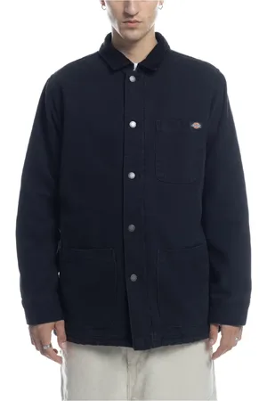Dickies Homme, Vestes, Noir, Taille: M Veste de Travail en Pile Haute