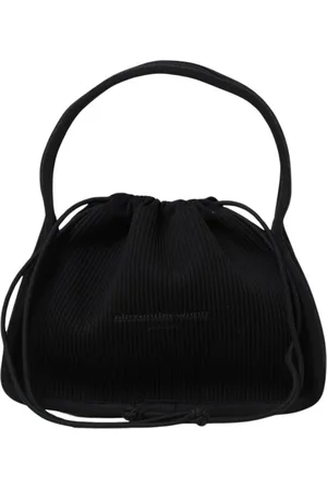 Alexander Wang Femme, Sacs, Noir, Taille: ONE Size Sac à Main Mini en Tricot Côtelé