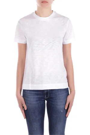 Barbour Femme, Tops, Blanc, Taille: 40 FR T-shirts et Polos Blancs avec Logo