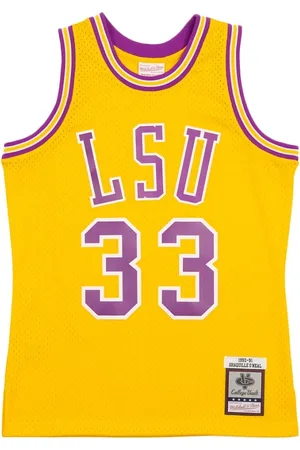 Mitchell & Ness Homme, Sport, Jaune, Taille: XL Maillot Domicile LSU 1990 Shaquille O