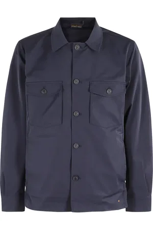 save the duck Homme, Vestes, Bleu, Taille: S Veste Bleue Légère en Gabardine
