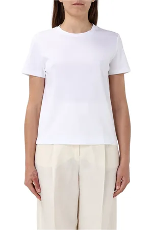 Max Mara Femme, Tops, Blanc, Taille: 40 FR T-shirt Nerina pour un look élégant
