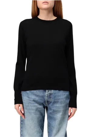 Aspesi Femme, Pulls, Noir, Taille: 36 FR Pull en laine mérinos noir