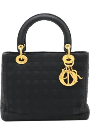 Dior Femme, Pre-owned, Noir, Taille: ONE Size Pre-owned Cuir cabas