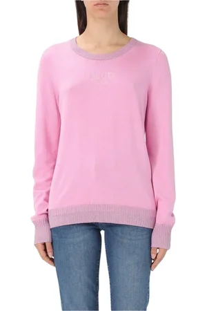 Liu Jo Femme, Pulls, Rose, Taille: 36 FR Pull en cachemire rose