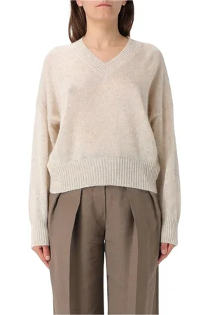 Brunello Cucinelli Femme, Pulls, , Taille: 36 FR Pull de Luxe en Mélange de Cachemire