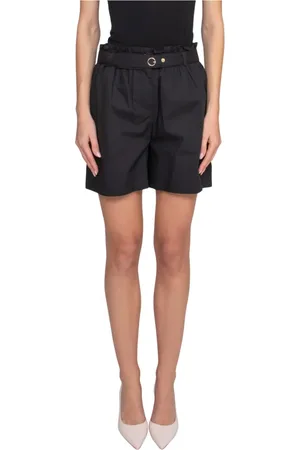 Blugirl Femme, Shorts, Noir, Taille: 36 FR Shorts Bermuda Noirs pour Femmes