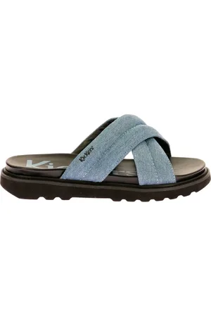 Kickers Femme, Chaussures, Bleu, Taille: 37 EU Mules confortables Nealine