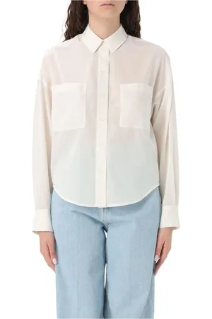 Calvin Klein Femme, Blouses et Chemises, Blanc, Taille: 38 FR Chemise Blanche à Boutons