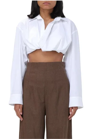 Jacquemus Femme, Blouses et Chemises, Blanc, Taille: 40 FR Chemise Blanche Élégante