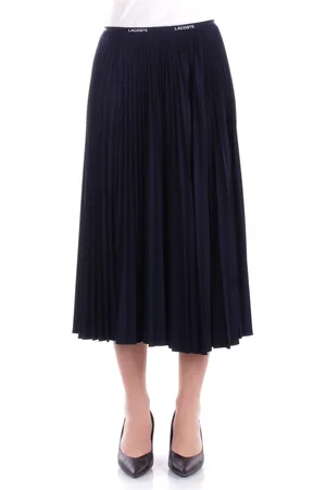 Lacoste Femme, Jupes, Bleu, Taille: 38 FR Jupe Bleue Logo Fermeture Éclair Poches