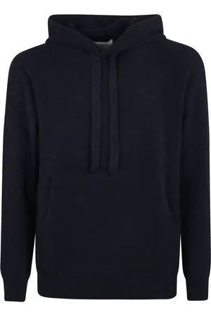 LANEUS Homme, Sweatshirts et sweats à capuche, Bleu, Taille: XL Pull à Capuche en Cachemire