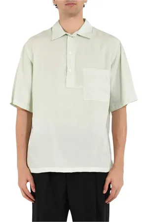 COSTUMEIN Homme, Tops, Vert, Taille: S Chemise en lyocell coupe décontractée