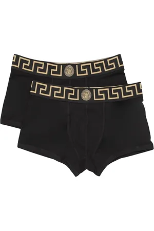 VERSACE Homme, Sous-vêtements, Noir, Taille: M Boxer Briefs de luxe Key