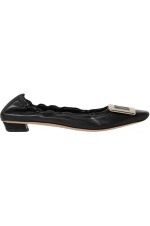 Roger Vivier Femme, Chaussures, Noir, Taille: 37 EU Ballerines Jaune Crème