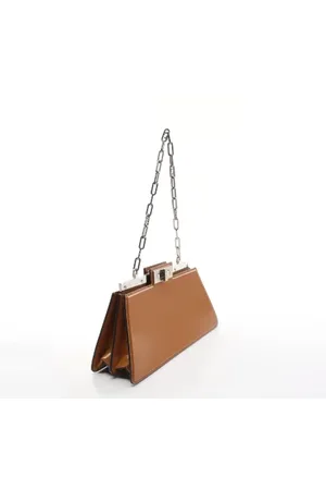 Fendi Femme, Pre-owned, Brun, Taille: ONE Size Pre-owned Cuir sacs-fendi