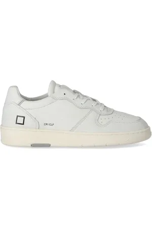 D.A.T.E. Homme, Chaussures, Blanc, Taille: 45 EU Court Calf Baskets