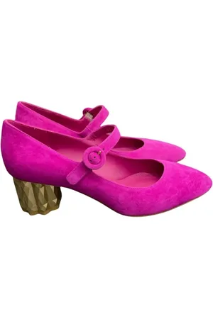 Salvatore Ferragamo Femme, Chaussures, Rose, Taille: 39 1/2 EU Élégantes Chaussures Decollete pour Femmes