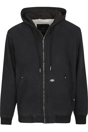 Dickies Homme, Sweatshirts et sweats à capuche, Noir, Taille: L Manteaux Noirs - Taille correcte - Le modèle mesure 6ft 1in