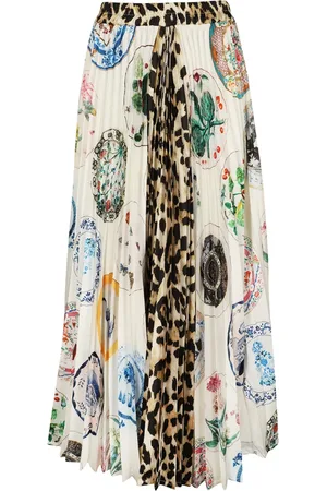 5 PROGRESS Femme, Jupes, Multicolore, Taille: 36 FR Jupe en viscose et polyester