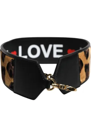 Dolce & Gabbana Femme, Sacs, Multicolore, Taille: ONE Size Sac Leopard Love avec Détails en Or