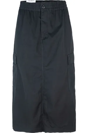 Carhartt Femme, Jupes, Noir, Taille: 36 FR Jupe A-Line Noire avec Poches