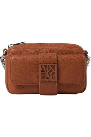 Armani Exchange Femme, Sacs, Brun, Taille: ONE Size Sac Bandoulière Noir Chic Accessoire Polyvalent