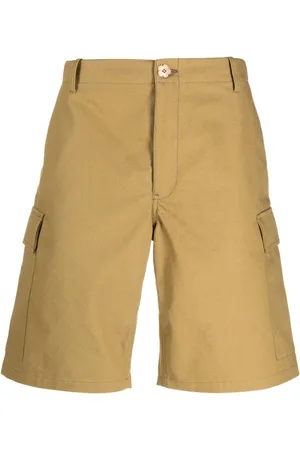 Kenzo Homme, Shorts, Brun, Taille: 4XS Shorts Cargo Marron Multi-Poches Coton