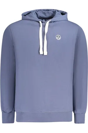 North Sails Homme, Sweatshirts et sweats à capuche, Bleu, Taille: M Pull en Coton Bleu