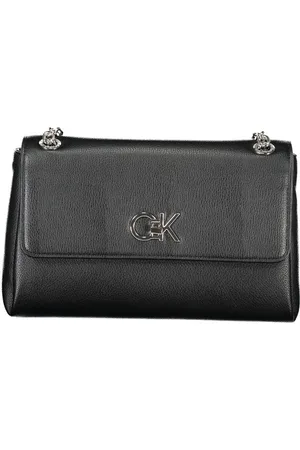 Calvin Klein Femme, Sacs, Noir, Taille: ONE Size Sac à main en polyéthylène noir