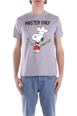 MC2 SAINT BARTH Homme, Tops, Gris, Taille: L T-shirt et Polo gris avec logo