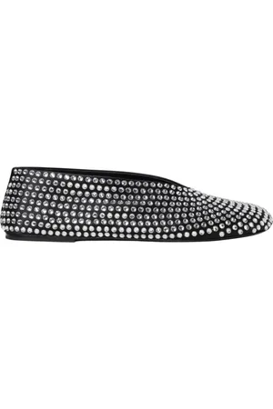 Khaite Femme, Chaussures, Noir, Taille: 39 EU Ballerines Noires en Cristal