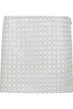 ROTATE Femme, Jupes, , Taille: 40 FR Mini Jupe Brodée avec Fermeture Éclair
