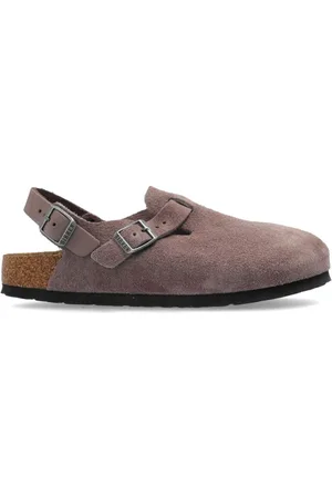 Birkenstock Femme, Chaussures, Violet, Taille: 38 EU Sandales en cuir avec détails de brides
