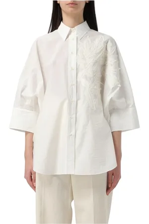 Brunello Cucinelli Femme, Blouses et Chemises, , Taille: 38 FR Elegant Cotton Shirt