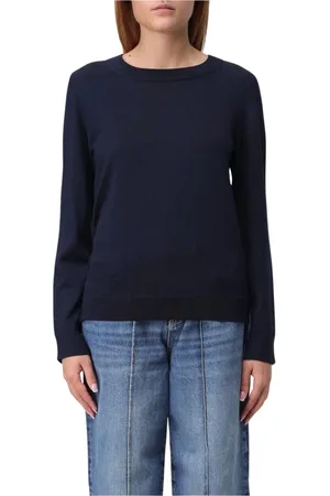 HUGO BOSS Femme, Pulls, Bleu, Taille: 40 FR Élégant Pull Col Rond Femme Violet