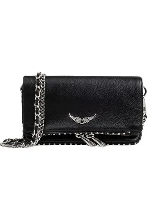 Zadig & Voltaire Femme, Sacs, Noir, Taille: ONE Size Sac Élégant avec Logo et Fermeture Éclair