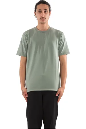 Daniele Fiesoli Homme, Tops, Vert, Taille: 3XL Tee-shirt en Coton Stretch