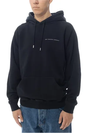 Pop Trading Company Homme, Sweatshirts et sweats à capuche, Noir, Taille: M Sweat à capuche noir avec graphique unique au dos