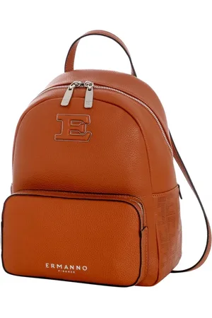 ERMANNO SCERVINO Femme, Sacs, Brun, Taille: ONE Size Sac à dos Giovanna perforé
