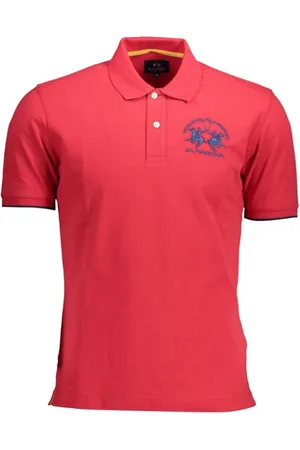 La Martina Homme, Tops, Rose, Taille: M Polo Rose Élégant pour Homme
