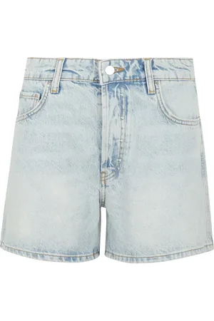 ANINE BING Femme, Shorts, Bleu, Taille: W29 Shorts en denim avec fermeture à boutons