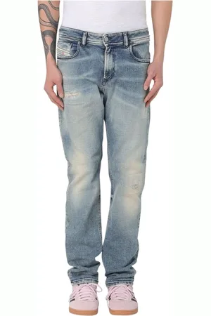 Diesel Homme, Jeans, Bleu, Taille: W34 Jean Droit Régulier pour Homme