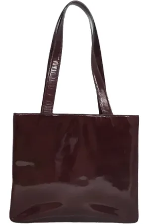 CHANEL Femme, Pre-owned, Violet, Taille: ONE Size Pre-owned Cuir cabas