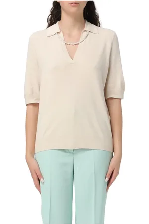 Liu Jo Femme, Pulls, , Taille: 40 FR Haut Rouge à Col en V